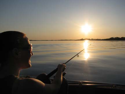 Kate in Pelican sunset
